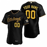 Pittsburgh Pirates Customized Nike Black Stitched MLB Flex Base Jersey,baseball caps,new era cap wholesale,wholesale hats